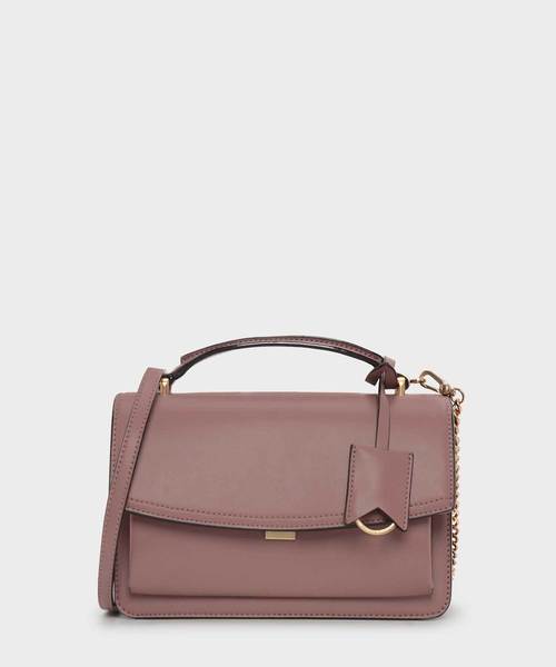 CHARLES & KEITH(チャールズ & キース)の「クラシックサチャルバッグ / CLASSIC SATCHEL BAG(ショルダーバッグ・レディース・ブラック/マルーン/ブルー系その他4・M)」の2枚目の写真