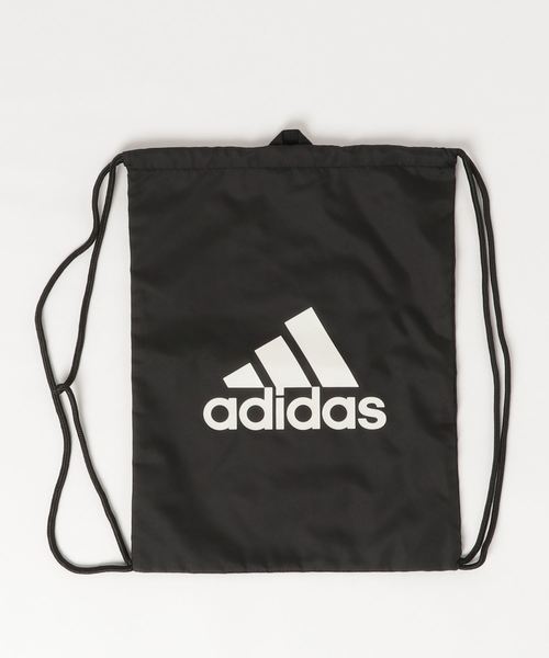 adidas（アディダス）の「WEGO/adidas ビッグロゴジムバッグ（バックパック/リュック・レディース・ブラック/ピンク/グリーン系その他・FREE）」の2枚目の写真
