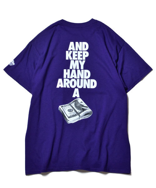 68&brothers(シックスティエイトアンドブラザーズ)の「Double Bros. Print Tee "Just Wanna Chill"(Tシャツ/カットソー・メンズ・ホワイト/ブラック/パープル・MEDIUM/LARGE/X-LARGE)」の9枚目の写真