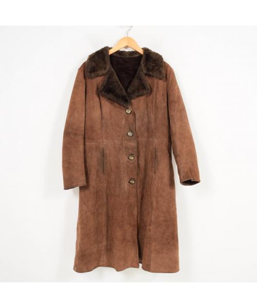 ブランド古着 シープスキン ムートンランチコート ムートンコート Vintage ヴィンテージ のファッション通販 Zozoused
