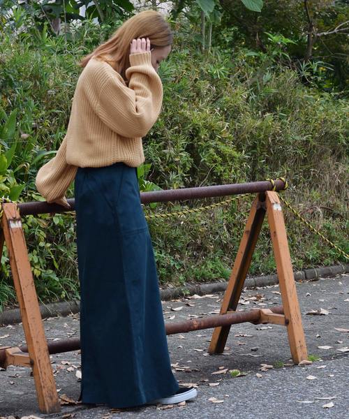 w closet（ダブルクローゼット）の「3Gケーブル編みロングプルオーバー（ニット/セーター・レディース・オフホワイト/ベージュ/キャメル・FREE）」の13枚目の写真