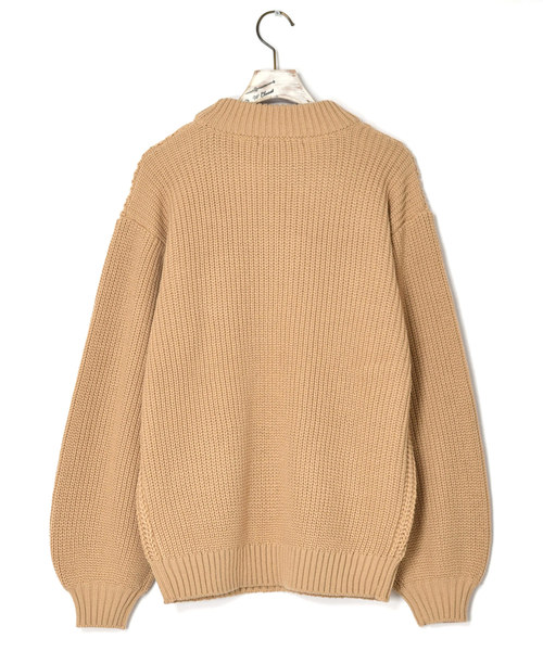 w closet（ダブルクローゼット）の「3Gケーブル編みロングプルオーバー（ニット/セーター・レディース・オフホワイト/ベージュ/キャメル・FREE）」の12枚目の写真