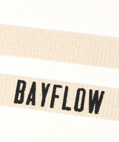 BAYFLOW(ベイフロー)の「コットンテープベルト(ベルト・レディース・ブラック/ナチュラル・FREE)」の6枚目の写真