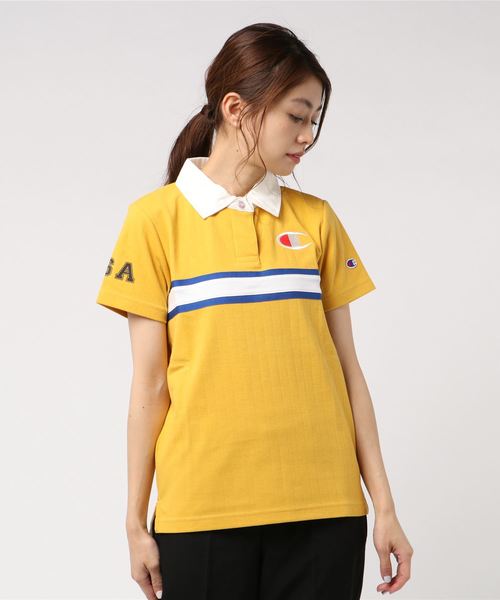 Champion Golf(チャンピオンゴルフ)の「【Champion/チャンピオン】レディース GOLF ポロシャツ(ポロシャツ・レディース・グリーン/レッド/マスタード/ホワイト/ネイビー/ロイヤルブルー・LARGE/MEDIUM)」の5枚目の写真