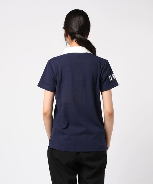 Champion Golf(チャンピオンゴルフ)の「【Champion/チャンピオン】レディース GOLF ポロシャツ(ポロシャツ・レディース・グリーン/レッド/マスタード/ホワイト/ネイビー/ロイヤルブルー・LARGE/MEDIUM)」の7枚目の写真