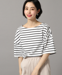 LOWRYS FARM | ＵＳＡボーダーＳＳ　819792(Tシャツ/カットソー)