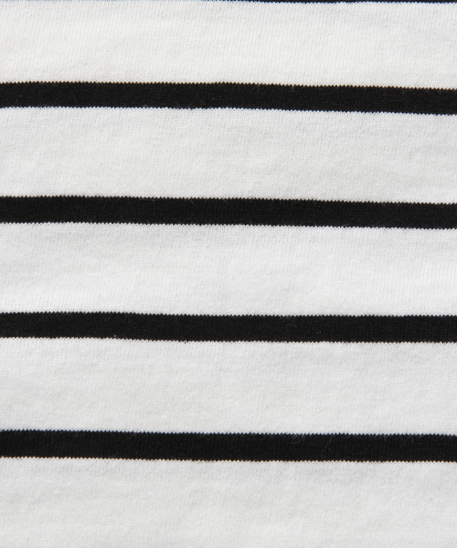 LOWRYS FARM（ローリーズファーム）の「ＵＳＡボーダーＳＳ　819792（Tシャツ/カットソー・レディース・ベージュ/ネイビー/ブラウン/レッド/グリーン/アイボリー・FREE）」の16枚目の写真