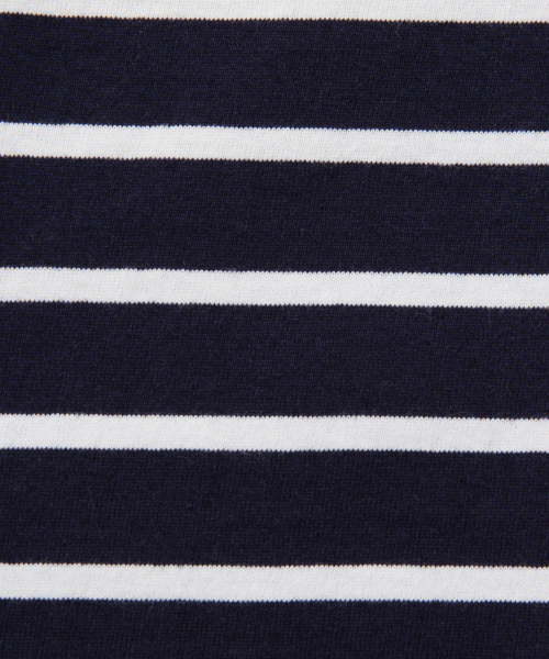 LOWRYS FARM（ローリーズファーム）の「ＵＳＡボーダーＳＳ　819792（Tシャツ/カットソー・レディース・ベージュ/ネイビー/ブラウン/レッド/グリーン/アイボリー・FREE）」の19枚目の写真