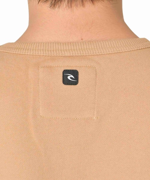 rip curl(リップカール)の「【RIP CURL リップカール】半袖ロゴスウェット / ユニセックス トレーナー / ワンマイルウェア / ルームウェア(スウェット・メンズ・チャコール/ベージュ/ナチュラル・MEDIUM/LARGE)」の12枚目の写真