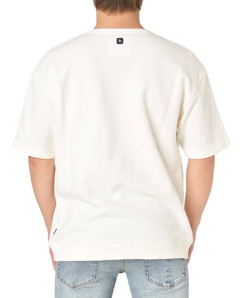 rip curl(リップカール)の「【RIP CURL リップカール】半袖ロゴスウェット / ユニセックス トレーナー / ワンマイルウェア / ルームウェア(スウェット・メンズ・チャコール/ベージュ/ナチュラル・MEDIUM/LARGE)」の14枚目の写真