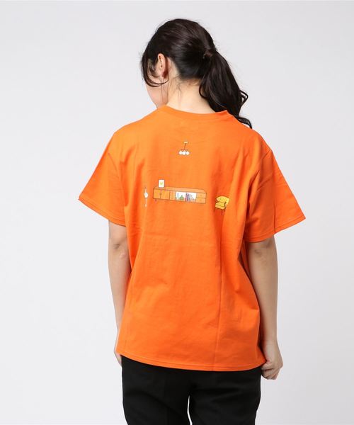 PUNYUS（プニュズ）の「FUGU CAR Tシャツ（Tシャツ/カットソー・レディース・ホワイト/ベージュ/オレンジ・1/2/4/3）」の14枚目の写真