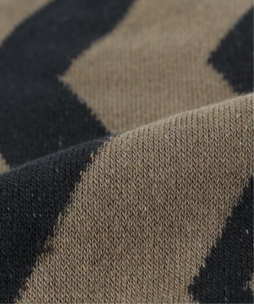 MARCOMONDE(マルコモンド)の「MARCOMONDE / マルコモンド ギザギザソックス(ソックス/靴下・メンズ・カーキ/ブラック/ホワイト系その他・FREE)」の4枚目の写真