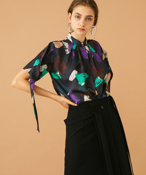 新品同様優良柄フォトコラージュプリントシャツ【United Tokyo】