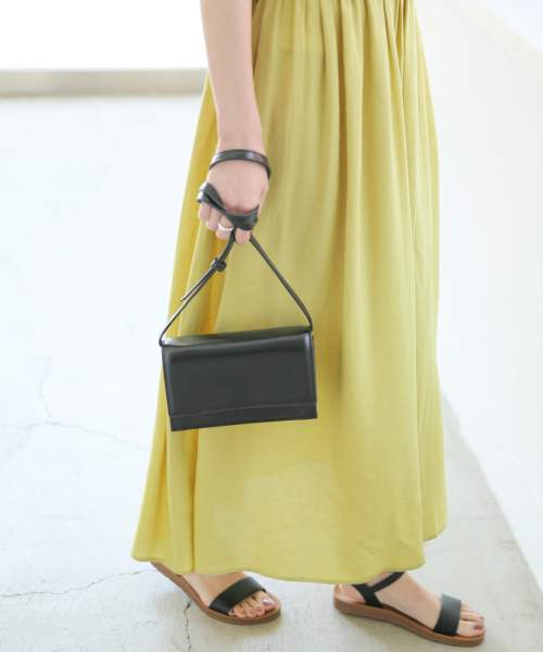 LOWRYS FARM（ローリーズファーム）の「フレンチリネンボイルスカート　844831（スカート・レディース・ブラック/ブラウン/イエロー/グレー・FREE）」の6枚目の写真