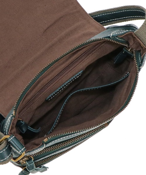Le cheval aile（シュヴァルエレ）の「Le cheval aile commodite shoulderbag シュヴァルエレ コモディテ ロングショルダーバッグ ショルダーバッグ　TUG002 レディース（ショルダーバッグ・レディース・グリーン/ラベンダー/オレンジ・FREE）」の9枚目の写真