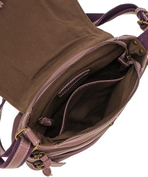 Le cheval aile（シュヴァルエレ）の「Le cheval aile commodite shoulderbag シュヴァルエレ コモディテ ロングショルダーバッグ ショルダーバッグ　TUG002 レディース（ショルダーバッグ・レディース・グリーン/ラベンダー/オレンジ・FREE）」の14枚目の写真