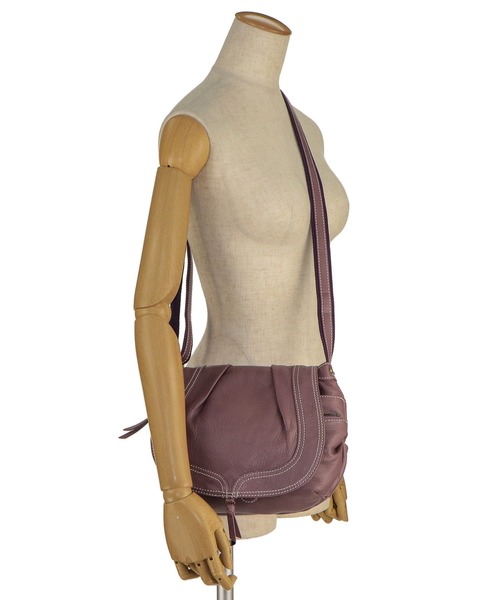 Le cheval aile（シュヴァルエレ）の「Le cheval aile commodite shoulderbag シュヴァルエレ コモディテ ロングショルダーバッグ ショルダーバッグ　TUG002 レディース（ショルダーバッグ・レディース・グリーン/ラベンダー/オレンジ・FREE）」の16枚目の写真