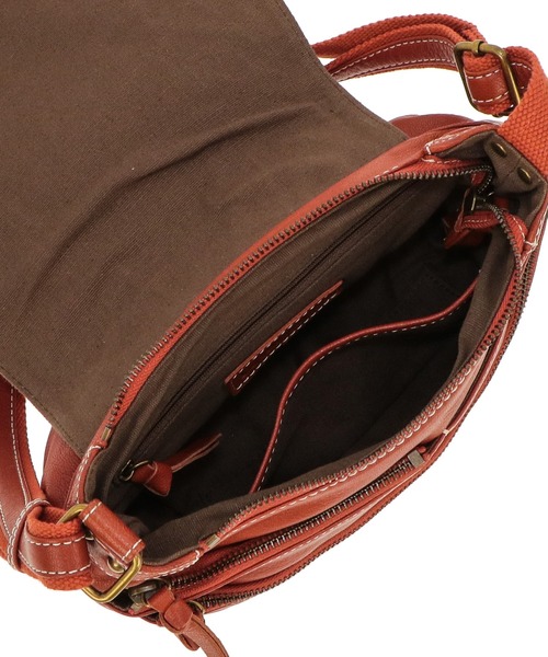Le cheval aile（シュヴァルエレ）の「Le cheval aile commodite shoulderbag シュヴァルエレ コモディテ ロングショルダーバッグ ショルダーバッグ　TUG002 レディース（ショルダーバッグ・レディース・グリーン/ラベンダー/オレンジ・FREE）」の19枚目の写真