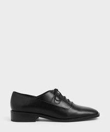 CHARLES & KEITH | スクエアトゥ オックスフォードシューズ / Square Toe Oxford Shoes(ローファー)