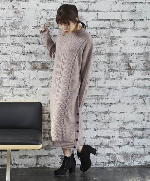 セール ブランド古着 ニットワンピース ワンピース Olive Des Olive オリーブデオリーブ のファッション通販 Zozoused