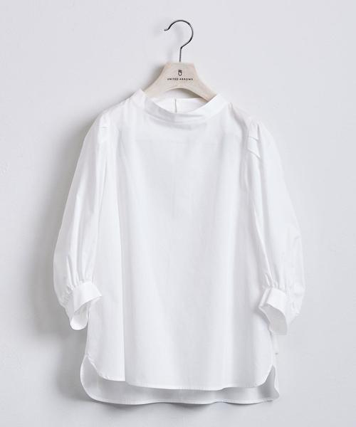 ★ユナイテッドアローズ★ハイネックタックパフスリーブブラウス 楽天市場】【SALE／40%OFF】D ハイネック タックデザイン