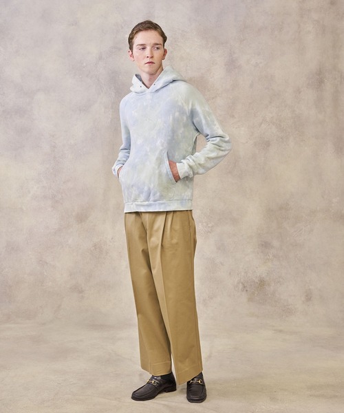 PUBLIC TOKYO（パブリックトウキョウ）の「ハンドタイダイパーカー（パーカー・メンズ・サックスブルー/イエロー・2/1）」の17枚目の写真