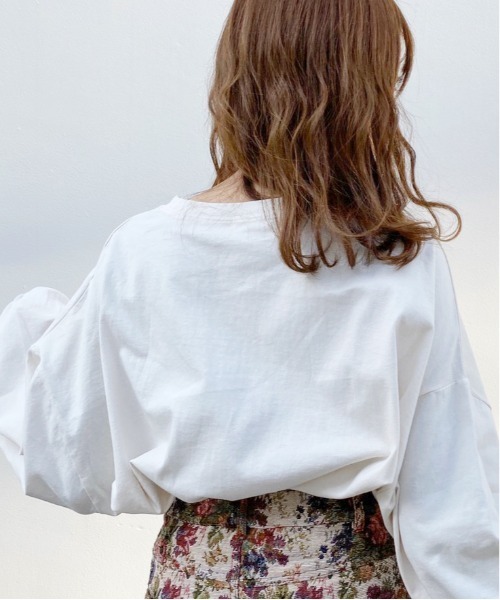 apres jour（アプレジュール）の「ミルクロンＴ【ZOZOTOWN限定アイテム】（Tシャツ/カットソー・レディース・ライトブルー/オレンジ/アイボリー/ミント/モカ/ラベンダー/ライトイエロー/ライトピンク・フリー）」の11枚目の写真