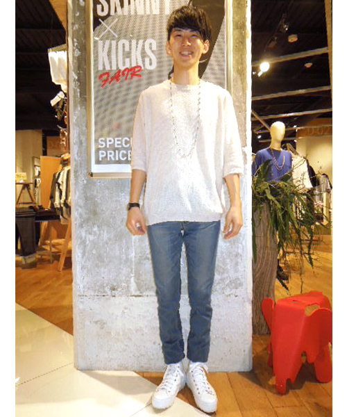 WHO'S WHO gallery（フーズフーギャラリー）の「【RE:LAX】Lux Star（スニーカー・メンズ・ライトグレー/ホワイト・MEDIUM/SMALL/LARGE）」の12枚目の写真