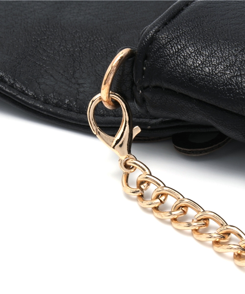 ROSE BUD（ローズバッド）の「(LL ACCESSORIES)B1469A JEWEL/FLOWER CLUTCH BAG（クラッチバッグ・レディース・ブラック・ONE SIZE）」の4枚目の写真