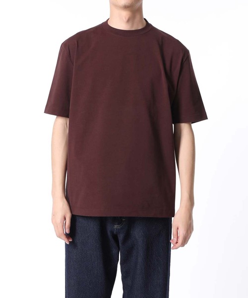 ADAM ET ROPE'(アダムエロペ)の「【30th】BRUSHED HIGH-TWIST COTTON T-SHIRT(Tシャツ/カットソー・メンズ・ホワイト/ブラック/ダークブラウン・M/L)」の12枚目の写真