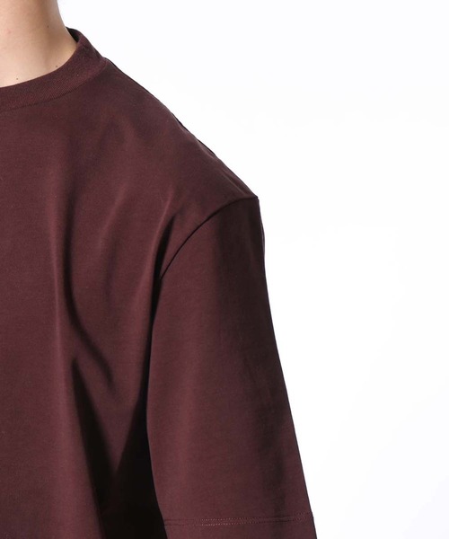 ADAM ET ROPE'(アダムエロペ)の「【30th】BRUSHED HIGH-TWIST COTTON T-SHIRT(Tシャツ/カットソー・メンズ・ホワイト/ブラック/ダークブラウン・M/L)」の6枚目の写真