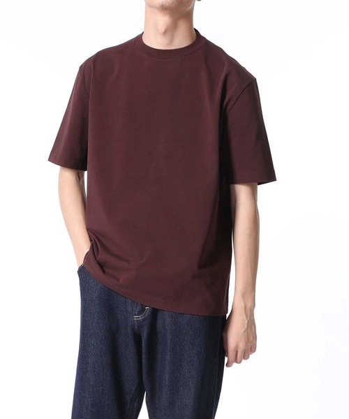 ADAM ET ROPE'(アダムエロペ)の「【30th】BRUSHED HIGH-TWIST COTTON T-SHIRT(Tシャツ/カットソー・メンズ・ホワイト/ブラック/ダークブラウン・M/L)」の21枚目の写真