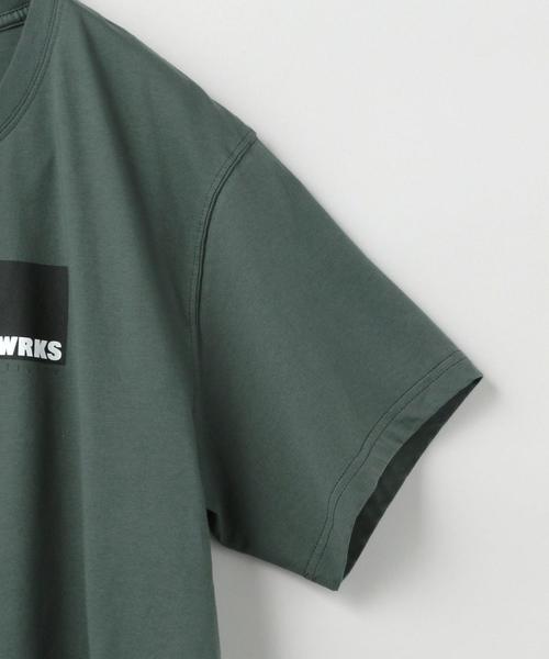 AFFIX(表示禁止)(アフィックス)の「AFFIX(アフィックス)BANNER T-SHIRT(Tシャツ/カットソー・メンズ・ダークグレー・LARGE/SMALL/MEDIUM)」の6枚目の写真