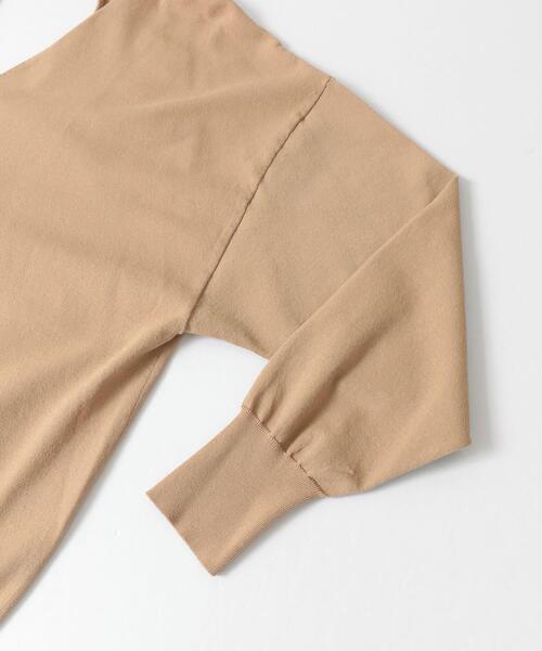 LAATO（ラート）の「BACK TAPE KNIT（ニット/セーター・レディース・ブラック/ベージュ/グレー・FREE）」の8枚目の写真