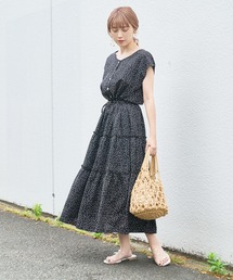 one after another NICE CLAUP | 【ZOZO限定】フレンチスリーブティアードワンピース(ワンピース)