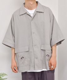 kutir | フラワー刺繍リネンシャツ(シャツ/ブラウス)