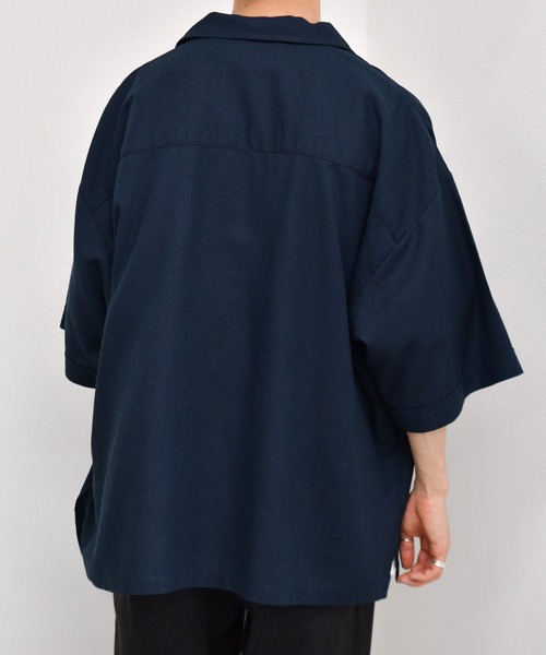 kutir（クティール）の「フラワー刺繍リネンシャツ（シャツ/ブラウス・メンズ・ライトグレー/グリーン/モカ・MEDIUM/LARGE）」の14枚目の写真