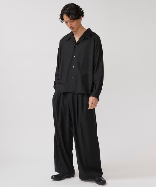 STUDIOUS SELECT（ステュディオスセレクト）の「【superNova】ビッグシャツ2（シャツ/ブラウス・メンズ・ブラック・S/M）」の3枚目の写真