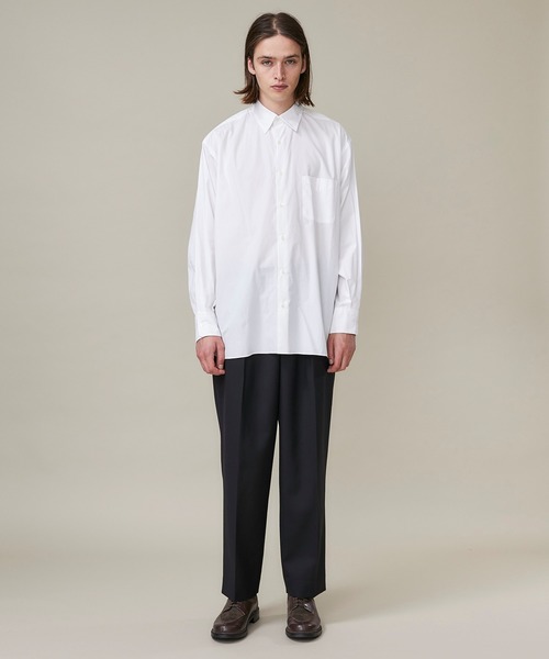 markaware(マーカウェア)の「【markaware/marka】COMFORT FIT SHIRT/A20C-09SH01C(シャツ/ブラウス・メンズ・ホワイト/サックスブルー・1/2)」の10枚目の写真