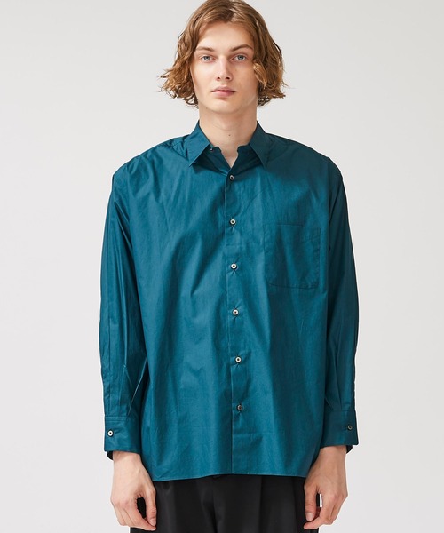 markaware(マーカウェア)の「【markaware/marka】COMFORT FIT SHIRT/A20C-09SH01C(シャツ/ブラウス・メンズ・ホワイト/サックスブルー・1/2)」の15枚目の写真