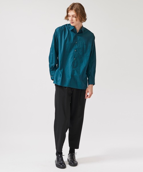 markaware(マーカウェア)の「【markaware/marka】COMFORT FIT SHIRT/A20C-09SH01C(シャツ/ブラウス・メンズ・ホワイト/サックスブルー・1/2)」の21枚目の写真