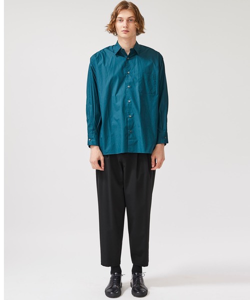 markaware(マーカウェア)の「【markaware/marka】COMFORT FIT SHIRT/A20C-09SH01C(シャツ/ブラウス・メンズ・ホワイト/サックスブルー・1/2)」の18枚目の写真