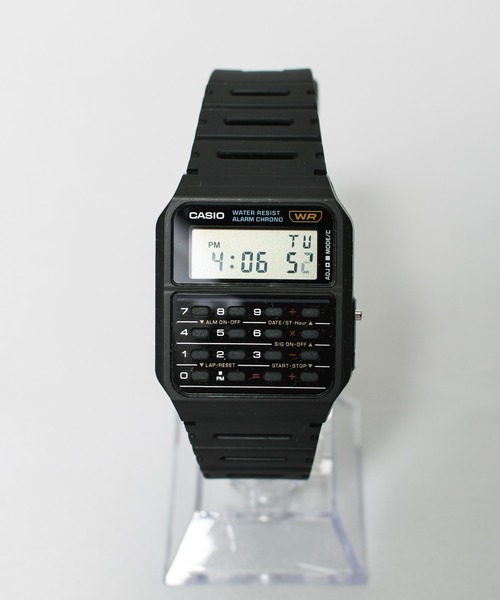 CASIO(カシオ)の「/CASIO(カシオ)/カリキュレーター 海外モデル(デジタル腕時計・メンズ・ブラック/ネイビー/カーキ/アイボリー/ワインレッド/ブラック系その他・FREE)」の4枚目の写真