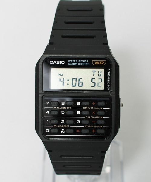 CASIO(カシオ)の「/CASIO(カシオ)/カリキュレーター 海外モデル(デジタル腕時計・メンズ・ブラック/ネイビー/カーキ/アイボリー/ワインレッド/ブラック系その他・FREE)」の9枚目の写真