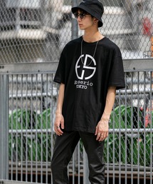 ADMIX/ATELIER SAB MEN | EnserioTOKYO 吸水速乾 オーバーサイズ ロゴプリント ビッグ Tシャツ(Tシャツ/カットソー)