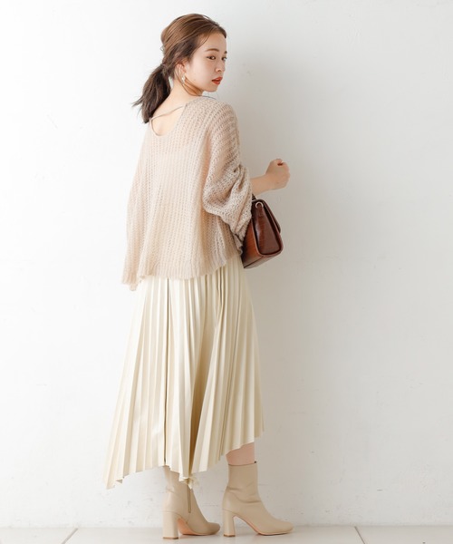 Chico（チコ）の「スクエアアンクルショートブーツ（ブーツ・レディース・ベージュ/ブラウン・SMALL/MEDIUM/LARGE）」の7枚目の写真