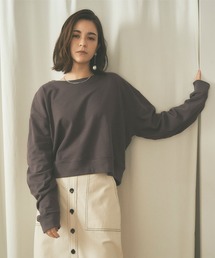 ギャザースリーブプルオーバー