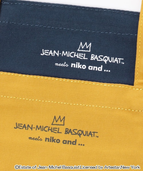 niko and...（ニコアンド）の「【バスキア】コラボ ロゴトートバッグ（トートバッグ・レディース・ブラック/グレー/ベージュ/ネイビー/ライトイエロー・0）」の10枚目の写真