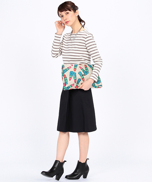 BEAMS LIGHTS Women's（ビームスライツ ウィメンズ）の「BEAMS LIGHTS× CHANTECLAIR / ボーダープルオーバー（Tシャツ/カットソー・レディース・ブラウン系その他/ネイビー/オフホワイト/サックスブルー/ブルー系その他/ブラック/グレー・38/36）」の14枚目の写真