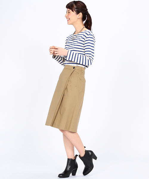 BEAMS LIGHTS Women's（ビームスライツ ウィメンズ）の「BEAMS LIGHTS× CHANTECLAIR / ボーダープルオーバー（Tシャツ/カットソー・レディース・ブラウン系その他/ネイビー/オフホワイト/サックスブルー/ブルー系その他/ブラック/グレー・38/36）」の8枚目の写真